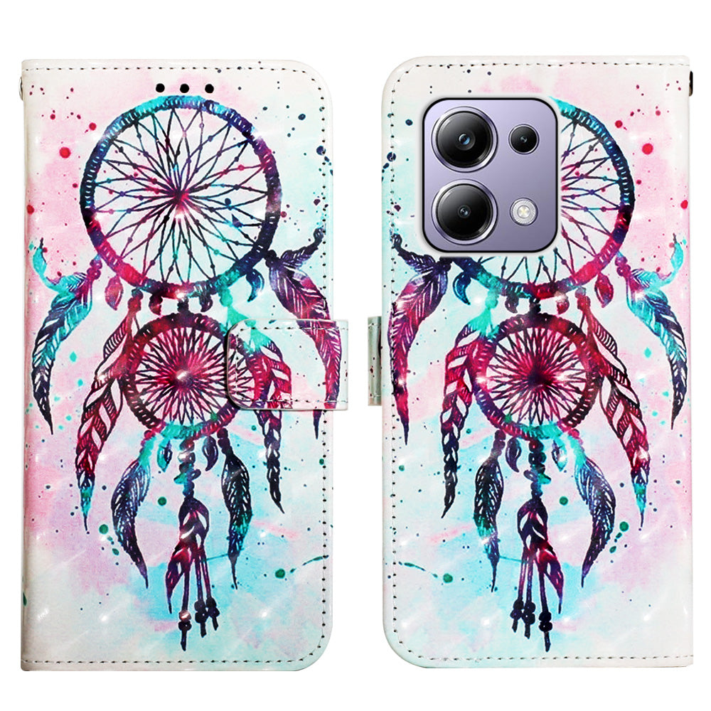 YB Pattern Printing Leather Series-2 For Xiaomi Redmi Note 13 Pro 4G / Poco M6 Pro 4G Case Leather Phone Cover YB Pattern Printing Leather Series-2 For Xiaomi Redmi Note 13 Pro 4G / Poco M6 Pro 4G Case Leather Phone Cover